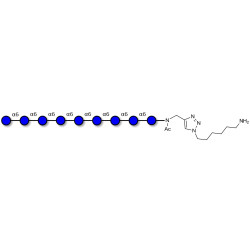 Isomaltononaose DP9 with free terminal amine (Linker-NH2 D)