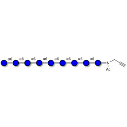 Isomaltononaose DP9 with terminal alkyne (Linker-CΞCH A)