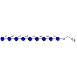 Isomaltononaose DP9 with terminal alkyne (Linker-CΞCH B)