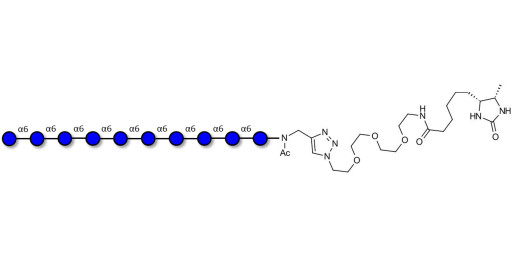 Isomaltodecaose DP10 linked to desthiobiotin (Linker-DBT-A)
