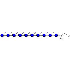 Isomaltodecaose DP10 with terminal alkyne (Linker-CΞCH A)
