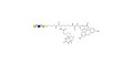 Core type 1 triose linked to biotin and fluorescein (Linker-BT-FLUO A)