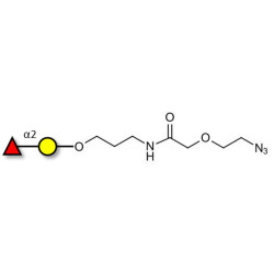 Blood group H antigen disaccharide with terminal azide (Linker-N3 B)