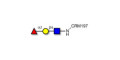 Blood group H antigen triose type 2 grafted on CRM197