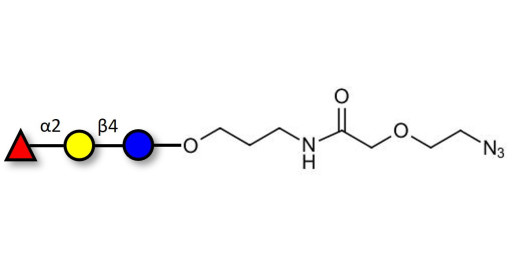 Blood group H antigen triose type 6 / 2’-Fucosyllactose (2'-FL) with terminal azide (Linker-N3 B)