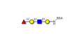 Blood group H antigen tetraose type 1 grafted on BSA - Blood group H tetrasaccharide type I ; 