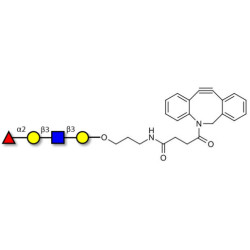 Blood group H antigen tetraose type 1 with DBCO (Linker-DBCO A)