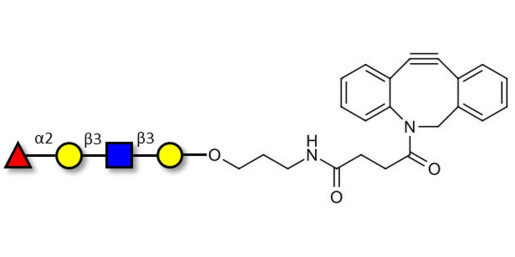Blood group H antigen tetraose type 1 with DBCO (Linker-DBCO A) - Blood group H tetrasaccharide type I ; 