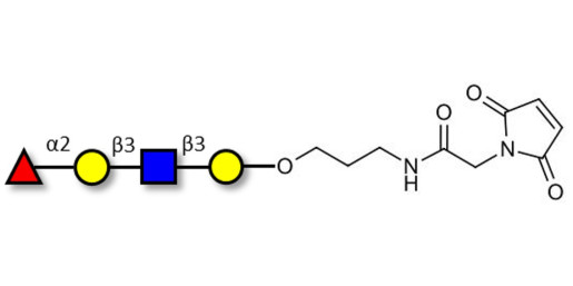 Blood group H antigen tetraose type 1 linked to maleimide (Linker-MAL A) - Blood group H tetrasaccharide type I ; 
