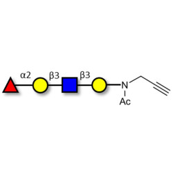 Blood group H antigen tetraose type 1 with terminal alkyne (Linker-CΞCH A)