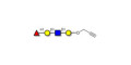 Blood group H antigen tetraose type 1 with terminal alkyne (Linker-CΞCH B) - Blood group H tetrasaccharide type I ; 