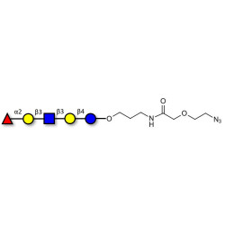 Lacto-N-fucopentaose I (LNFP I) / Blood group H antigen pentaose type 1 with terminal azide (Linker-N3 B)
