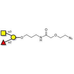 Blood group A antigen triose with terminal azide (Linker-N3 B)