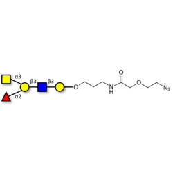 Blood group A antigen pentaose type 1 with terminal azide (Linker-N3 B)