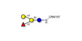 Blood group B antigen tetraose type 6 grafted on CRM197