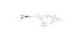 Blood group B antigen pentaose type 2 linked to biotin and fluorescein (Linker-BT-FLUO A)