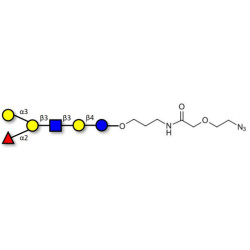 Blood group B antigen hexaose type 1 with terminal azide (Linker-N3 B)