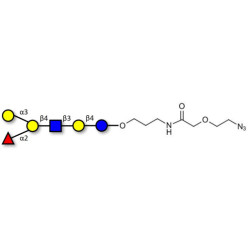 Blood group B antigen hexaose type 2 with terminal azide (Linker-N3 B)