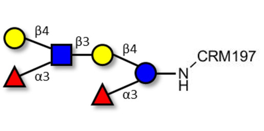 Lewis x (Lex) hexaose / Lacto-N-neodifucohexaose II (LNnDFH II) grafted on CRM197 - Lewis X hexasaccharide; Lacto-N-difucohexaose III ; LNDFH III