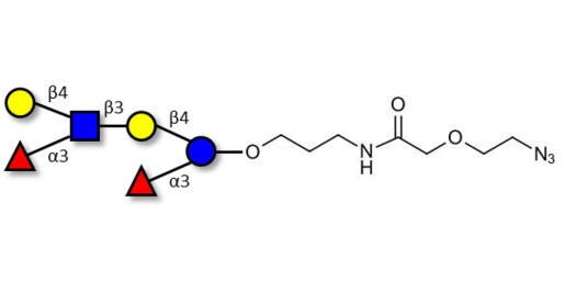 Lewis x (Lex) hexaose / Lacto-N-neodifucohexaose II (LNnDFH II) with terminal azide (Linker-N3 B) - Lewis X hexasaccharide; Lacto-N-difucohexaose III ; LNDFH III