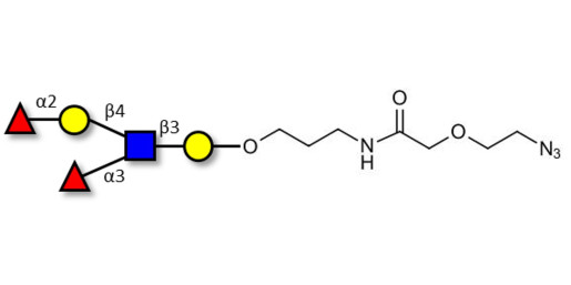 Lewis y (Ley) pentaose with terminal azide (Linker-N3 B)