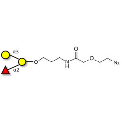 Blood group B antigen triose with terminal azide (Linker-N3 B)