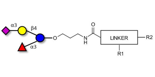 3’-Sialyl-3-Fucosyllactose with customizable dual functionalization  - GLY063 ; F-SL