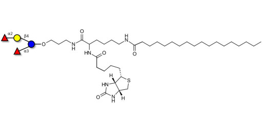 Difucosyllactose (DFL) / Lactodifucotetraose linked to biotin and stearic chain (Linker-BT-STEA A)