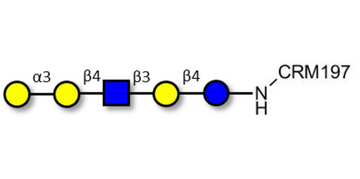 Galili antigen pentaose grafted on CRM197