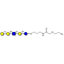 Galili antigen pentaose with terminal azide (Linker-N3 B)