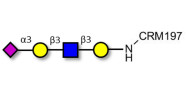Sialylated tetraose type 1...