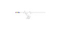 3'-Sialyllactose (3'-SL) / GM3 Ganglioside oligosaccharide linked to biotin and stearic chain (Linker-BT-STEA A) - 3'SL; N-Acetylneuraminoyllactose; (2, 3')-a-Sialyllactose; 3'-a-Sialyllactose; a-Neu5Ac-(2-3)-/3-D. Gal-(1-4)-D-Glc; 3'-N-Acetylneuraminyl-D-lactose