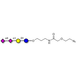 GD3 Ganglioside oligosaccharide / Disialyl lactose (DSL) with terminal azide (Linker-N3 B)