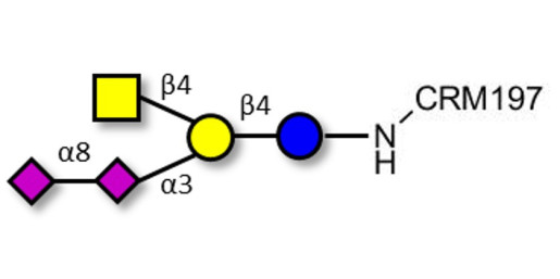 GD2 Ganglioside oligosaccharide grafted on CRM197
