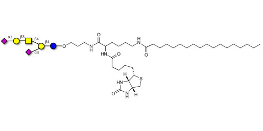 GD1a Ganglioside oligosaccharide linked to biotin and stearic chain (Linker-BT-STEA A)