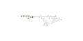 GT1a Ganglioside oligosaccharide linked to biotin and fluorescein (Linker-BT-FLUO A)