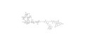 Fucosyl GM1 Ganglioside oligosaccharide linked to biotin and fluorescein (Linker-BT-FLUO A)