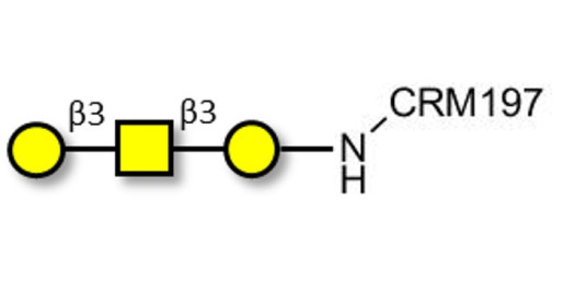 Core type 4 (Gb5 triose core structure) grafted on CRM197