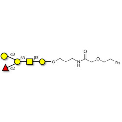 Blood group B antigen pentaose type 4 with terminal azide (Linker-N3 B)