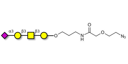 Stage-Specific Embryonic Antigen-4 tetraose (SSEA-4 tetraose) with terminal azide (Linker-N3 B)