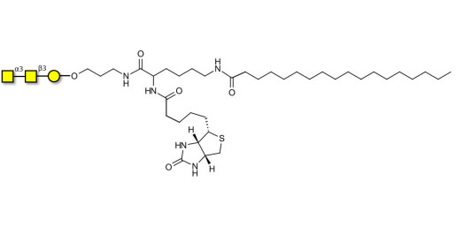 Forssman antigen triose linked to biotin and stearic chain (Linker-BT-STEA A)