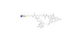 GlcNAcβ1-3Gal linked to biotin and fluorescein (Linker-BT-FLUO A)