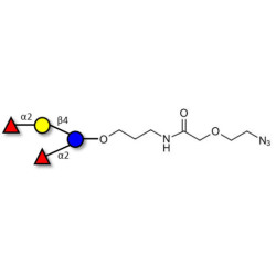 2',2-Difucosyllactose with terminal azide (Linker-N3 B)