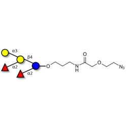 Fucosyl B antigen pentaose type 6 with terminal azide (Linker-N3 B)