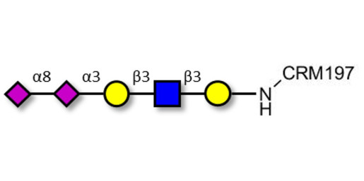 Disialylated pentaose type 1 grafted on CRM197