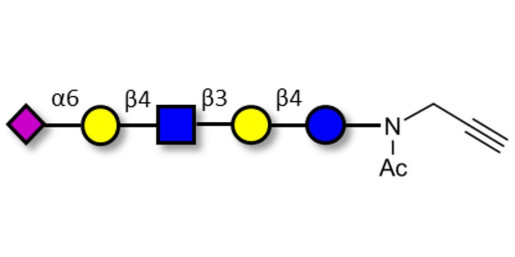 LS-Tetrasaccharide c (LSTc) with terminal alkyne (Linker-CΞCH A) - Sialyl-lacto-N-neotetraose c ; SLNnT-c
