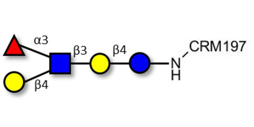 Lacto-N-fucopentaose III (LNFP III) grafted on CRM197