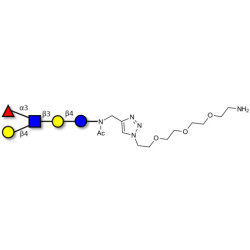 Lacto-N-fucopentaose III (LNFP III) with free terminal amine (Linker-NH2 B)
