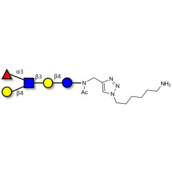 Lacto-N-fucopentaose III (LNFP III) with free terminal amine (Linker-NH2 D)