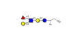 Lacto-N-fucopentaose III (LNFP III) with terminal alkyne (Linker-CΞCH A)
